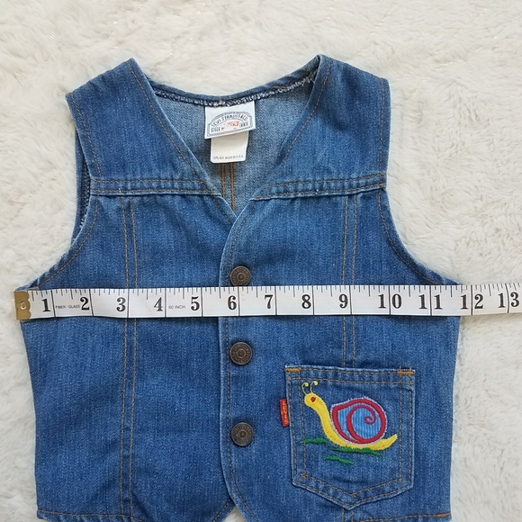 Levi Strauss & Co. Toddler Denim Vintage Vest/Pant Set - Picture 7 of 14